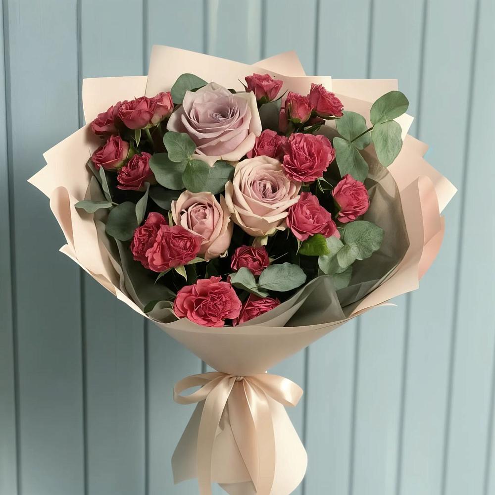 Букет цветов из: Гвоздики и Розы в Арзамасе