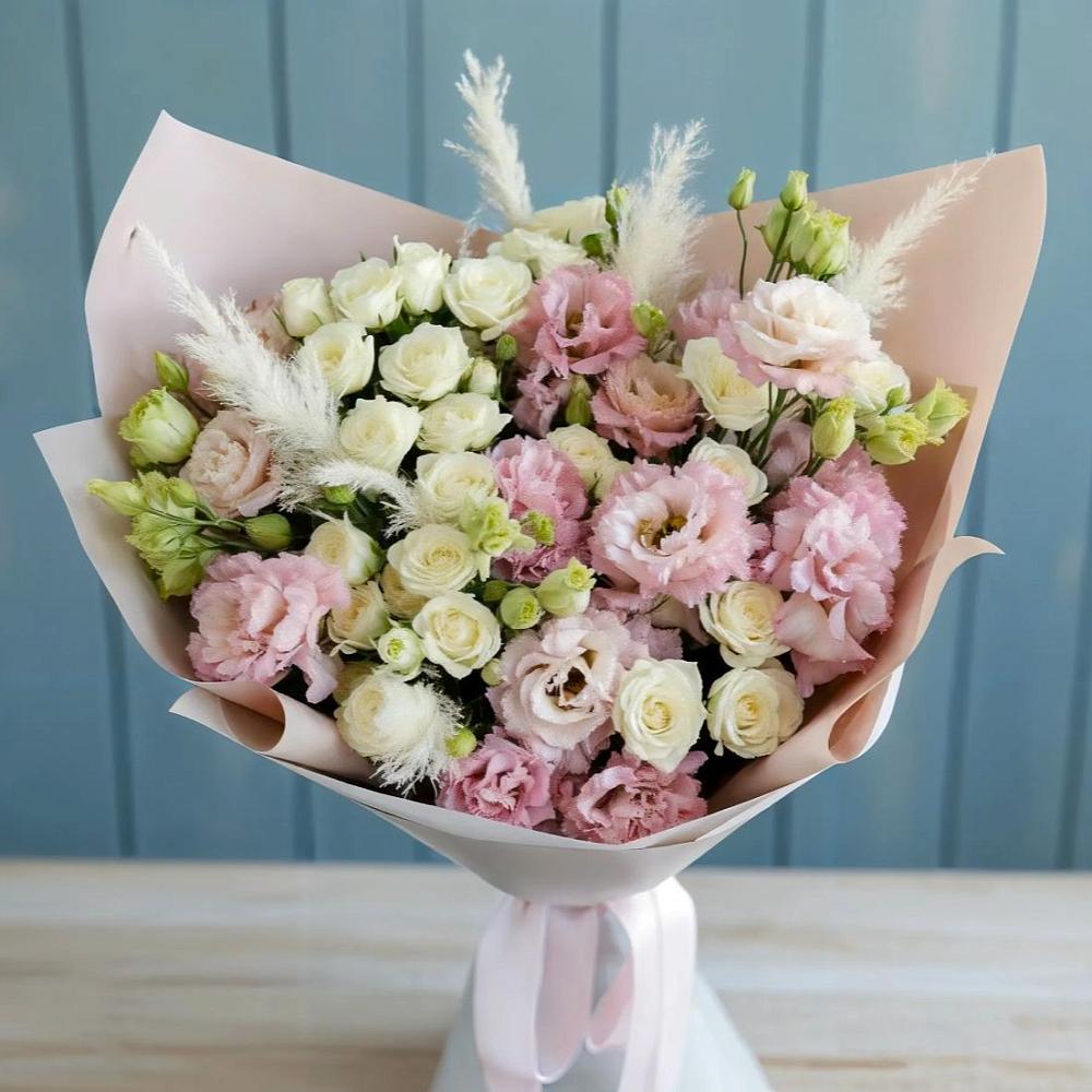 Букет цветов из: Альстромерии и Розы в Арзамасе