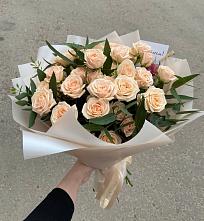 Букет Кремовые розы Латте в Арзамасе