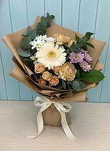 Букет цветов из:  Герберы и Хризантемы в Арзамасе