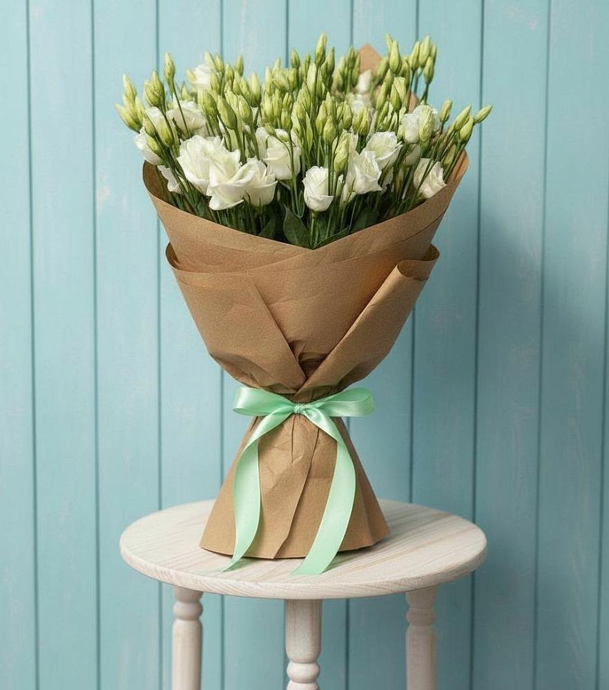 Букет цветов из: Лизиантусы в Арзамасе