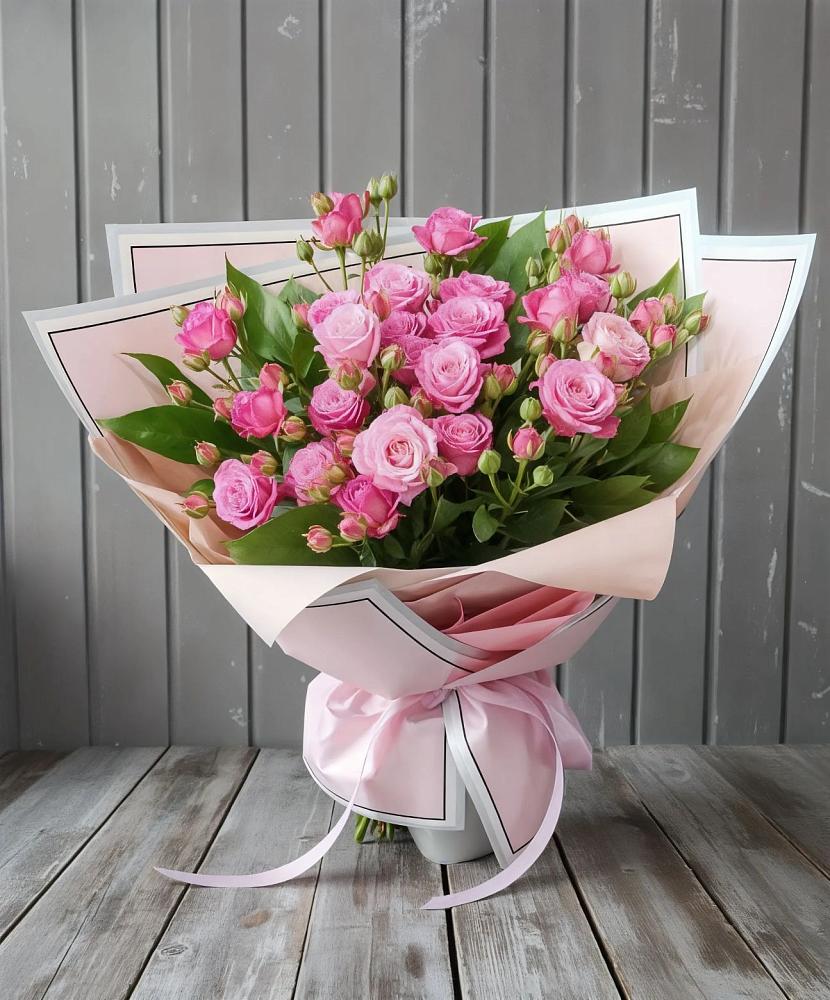 Букет Розовый кустик в Арзамасе
