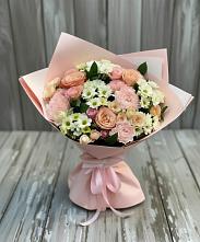 Букет цветов из:  Гвоздики, Розы и Хризантемы в Арзамасе