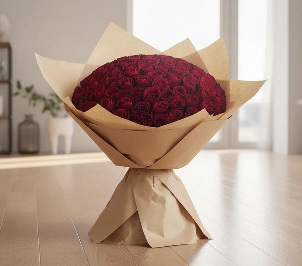 Букет 101 Красная роза в Арзамасе