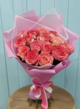 Букет 15 Розовых роз Равель #REPLACE_PRED# Арзамасе