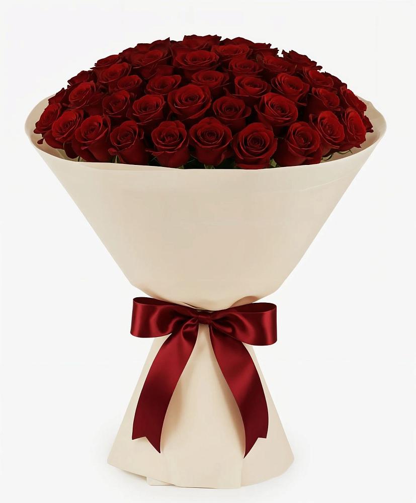 Букет 101 Бордовая роза Блэк Бакарра в Арзамасе